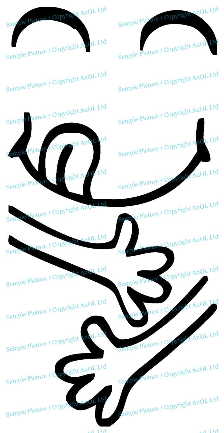 Kitchen Fridge Door Vinyl Cute Sticker - The Funny Die Cut Set Art Food Refrigerator Freezer Decal