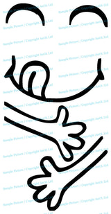 Kitchen Fridge Door Vinyl Cute Sticker - The Funny Die Cut Set Art Food Refrigerator Freezer Decal