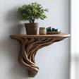 Tree Root Wall Shelf | Organic 3D Printed Floating Shelf | Boho Wall Decor | Rustic Plant Display Ledge | Nature Inspired Wall Accent