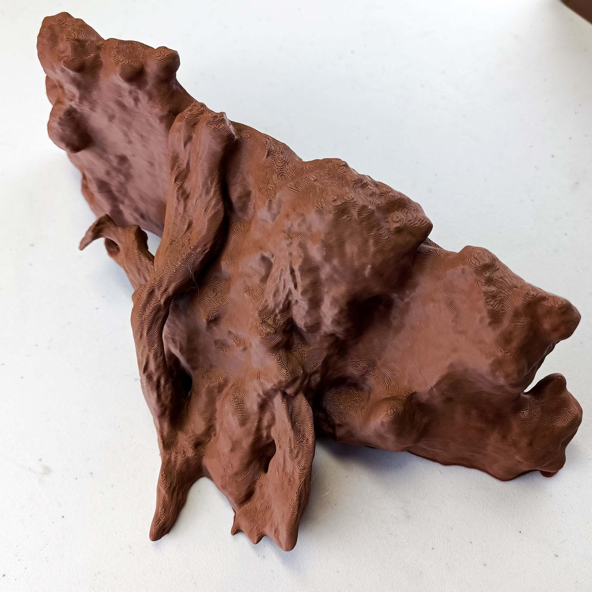 Tree Root Wall Shelf | Floating Shelf for Plants | 3D Printed Organic Wall Decor | Nature Inspired Shelf | Rustic Earthy Home Accent