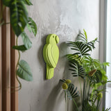 3D Printed Parrot Wall Decor | Modern Stylish Minimalist Tropical Bird Silhouette | Unique 3D Printed Wall Art for Contemporary Interiors