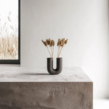 3D Printed U Shaped Vase | Modern Sculptural Vase Minimalist PLA Plastic Vase | Decorative Vases for Dried Fresh Flowers Unique Home Decor