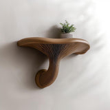 Mushroom Shelf | Floating Wall Shelf Fungi Wall Decor | 3D Printed Modern Home Accent Unique Wall Mounted Shelf