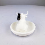Highland Cow Jewelry Dish | 3D Printed Ring Holder | Cute Cow Trinket Tray | Farmhouse Jewelry Organizer | Rustic Ring Dish | Gift for Her