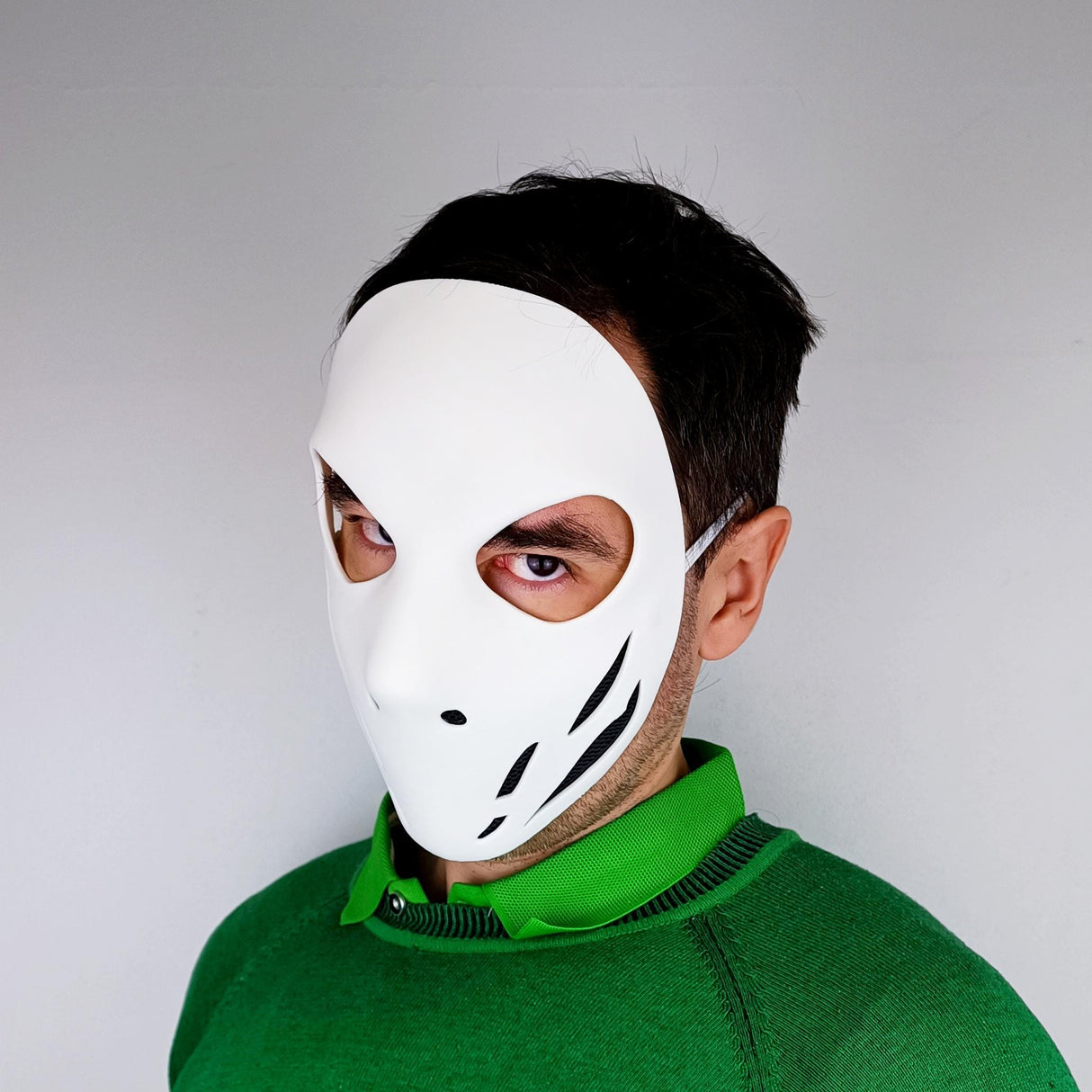 Tactical Skull Stealth Assassin Mask | 3D Printed Horror Villain Cosplay Halloween Costume Mask | Post-Apocalyptic Warrior Airsoft Mask