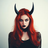 Demon Horns Headpiece | 3D Printed Gothic Costume Horns | Fantasy Cosplay Accessories