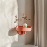 3D Printed Round Wall Shelf | Modern Minimalist Floating Shelf with Circular Design | Contemporary Wall Decor for Stylish Home Interiors