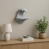 Wave Wall Shelf | 3D Printed Ocean-Inspired Floating Shelf | Sculptural Modern Wall Art