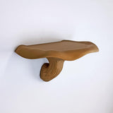 Fungi Floating Wall Shelf | 3D Printed Mushroom Organic Wall Decor | Nature Inspired Home Accent Modern Wall Mounted Shelf
