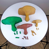 Fungi Floating Wall Shelf | 3D Printed Mushroom Organic Wall Decor | Nature Inspired Home Accent Modern Wall Mounted Shelf | Aesthetic Decor