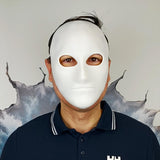 White Blank Face Mask | Minimalist Cosplay Mask | 3d Printed Paintable Mask for Halloween, Theater, Masquerades, Photoshoots