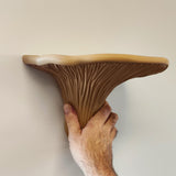 3D Printed Mushroom Shelf | Floating Wall Shelf Organic Wall Decor | Nature Home Accent Modern Wall Mounted Shelf