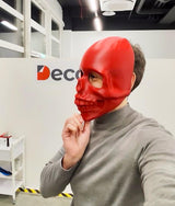 3D Printed Skull Mask | Horror Costume Cosplay Face Mask | Halloween Skeleton Mask | Gothic Face Cover Scary Mask | 3D Print Costume Mask