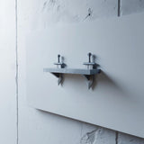 3D Printed Fantasy Sword Wall Shelf | Minimal Floating Ledge with Stylized Blade Supports | Modern Gaming Room and Medieval Decor Accent