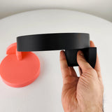 3D Printed Round Wall Shelf | Modern Minimalist Floating Shelf with Circular Design | Contemporary Wall Decor for Stylish Home Interiors