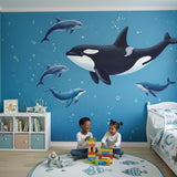 Whale Wall Decal | Ocean Nursery Decor