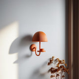 3D Printed Mushroom Sconce Candle Holder | Minimal Floating Dome Shelf Accent | Modern Wall Decor Piece for Cozy Bedroom Hallway and Home