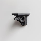 3D Printed Ram Head Wall Shelf | Zodiac Aries Floating Ledge | Animal Decor for Gothic Interiors, Astrology Lovers and Statement Walls