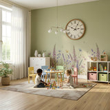 Wildflower Wall Decal | Watercolor Meadow Mural