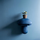 Modern Mushroom Wall Shelf Decor | 3D Printed Sculptural Fungi Shelf | Minimal Nature Inspired Accent for Contemporary Interiors