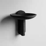 Modern Bowl Wall Shelf | 3D Printed Minimal Floating Catchall Tray | Sculptural Wall Decor for Entryway Keys, Jewelry, Crystals, Plants, Art