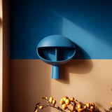 Dome Niche Wall Shelf | 3D Printed Minimal Floating Display with Compartments | Sculptural Wall Decor for Keys Plants Entryway Crystals