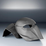 Futuristic Tactical Face Mask | Black 3D Printed Mask | Cosplay Helmet