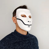 Smiling Phantom Mask | Creepy Halloween Mask | 3D Printed Anonymous Cosplay Mask