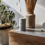 Pet Ashes Urn with Paw Print | 3D Printed Minimal Cremation Keepsake Cylinder with Lid for Any Pet | Modern Memorial Decor Sympathy Gift