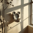 Alternate product view of 3D Printed Bear Wall-Mounted Pet Bowl Holder.