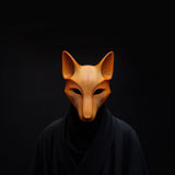 3D Printed Fox Mask | Modern Animal Face Sculpture | Unique Cosplay Prop for Adults