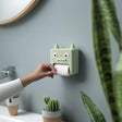 Alternate product view of 3D Printed Horned Monster Toilet Paper Holder.