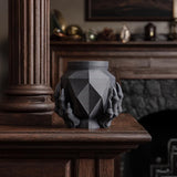 Dark Fantasy Claw Memorial Urn with Lid | 3D Printed Pet Ashes Keepsake Container for Gothic Home Shelf Decor and Remembrance Display Accent
