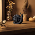 Alternate product view of 3D Printed Spiral Snail Sculpture.