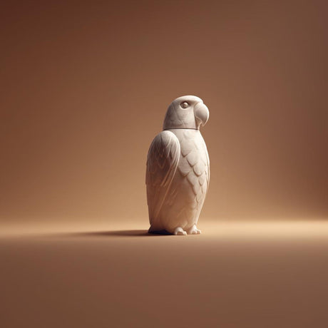 Alternate product view of 3D Printed Detailed Parrot Memorial Urn.