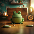Frog Memorial Urn with Lid shown in the product image.