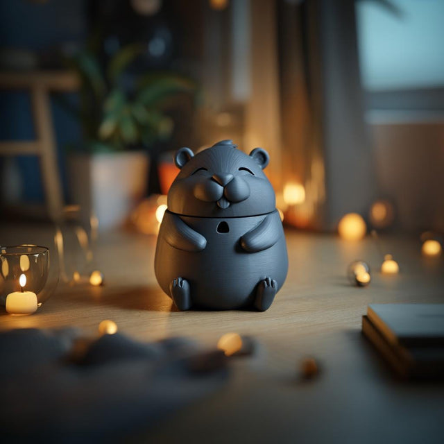 Alternate product view of 3D Printed Hamster Memorial Urn.