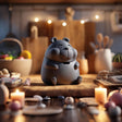 Alternate product view of 3D Printed Chubby Hamster Memorial Urn.