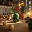 Alternate product view of 3D Printed Bunny Memorial Urn with Floral Base.