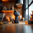 Additional product view of Sleeping Cat Memorial Urn.