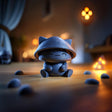 Additional product view of Mushroom Cat Memorial Urn.