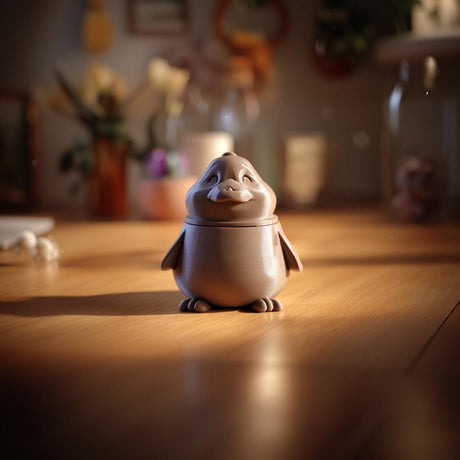 Alternate product view of Duck Bird Memorial Urn.