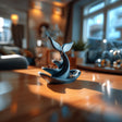 Alternate product view of Whale Jewelry Holder.
