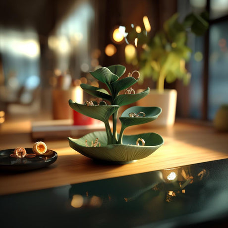 Alternate product view of Botanical Jewelry Holder.