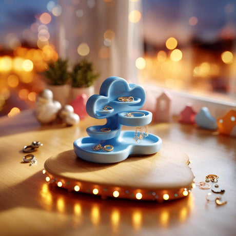 Alternate product view of Cloud Jewelry Organizer.