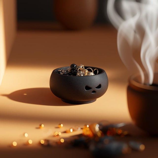 Alternate product view of Pumpkin Jewelry Organizer.
