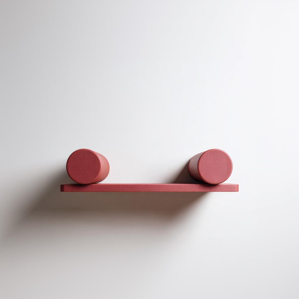 3D Printed Reversible Floating Wall Shelf, Minimalist Modular Display Ledge, Modern Dual Sided Decor, Versatile Aesthetic Organizer