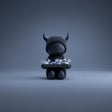 3D Printed Cute Shadow Demon Candy Dish, Horned Devil Figurine Tray, Dark Fantasy Desktop Key Holder, Spooky Snack Bowl, Desk Organizer