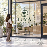 Custom Window Decal for Glass | Business Logo Sticker | No Background | Shape Cut Vinyl