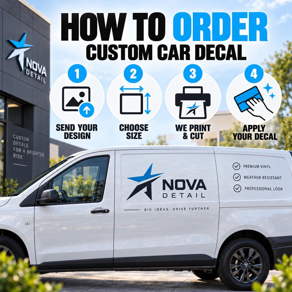 Custom Car Vinyl Decal | Vehicle Logo or Artwork | Without Background | Printed Branding Sticker